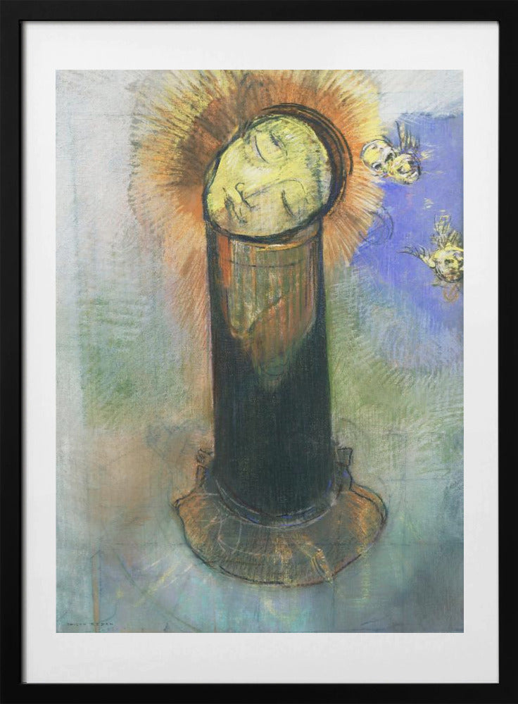 The Head of John the Baptist - Art Print by Odilon Redon