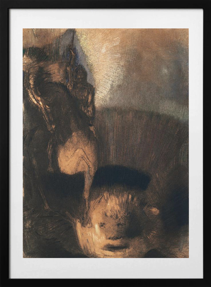 Saint George and the Dragon - Art Print by Odilon Redon