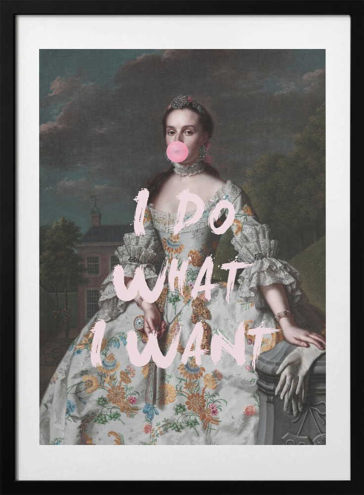 Whatiwant2 Ratioiso - Art Print by Talitha McQueen