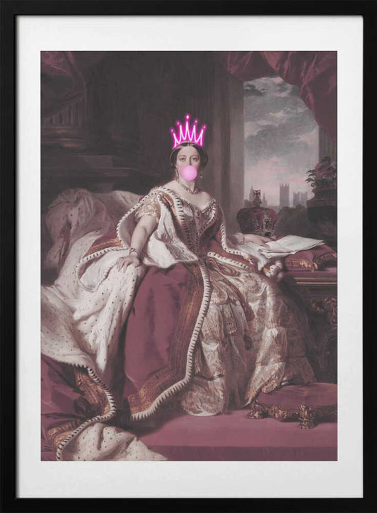 Queenvictoriabubblegum2 Ratio2x3 - Art Print by Talitha McQueen