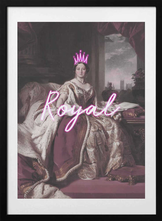 Queenvictoriaroyalneon Ratioiso - Art Print by Talitha McQueen