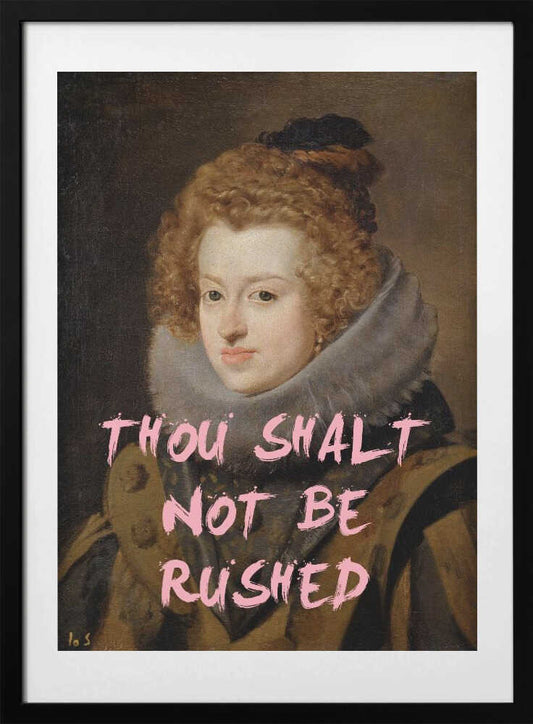 Shaltnotberushed Ratioiso - Art Print by Talitha McQueen