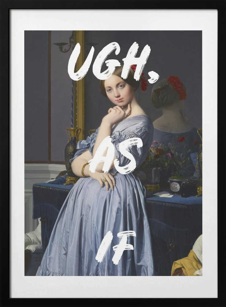 Ughasifwhite Ratioiso - Art Print by Talitha McQueen