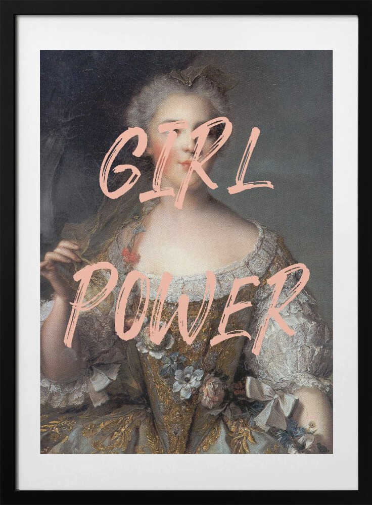 Girlpoweralteredart Ratioiso - Art Print by Talitha McQueen