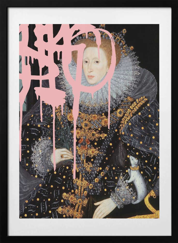 Elizabethpaintpink Ratio2x3 - Art Print by Talitha McQueen