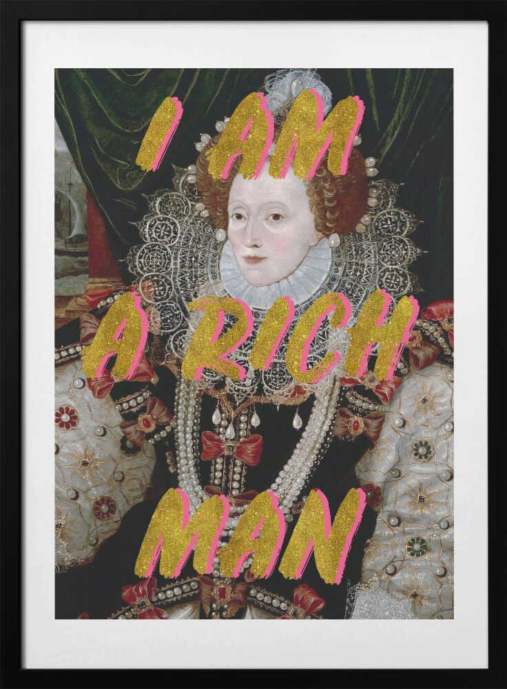 Queenelizabethrichman - Art Print by Talitha McQueen
