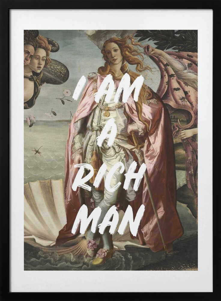 Venusrichman8wt - Art Print by Talitha McQueen