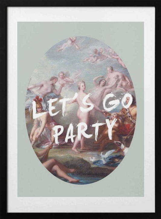 Letsgoparty3 Ratioiso - Art Print by Talitha McQueen