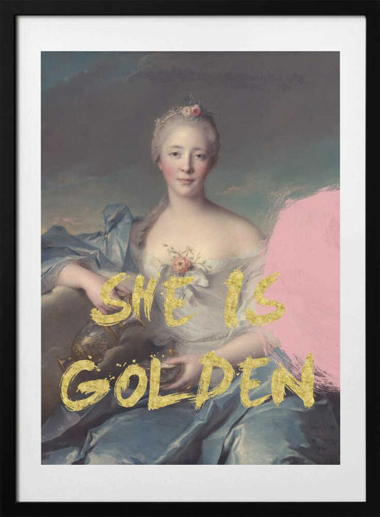 Sheisgolden Ratioiso - Art Print by Talitha McQueen