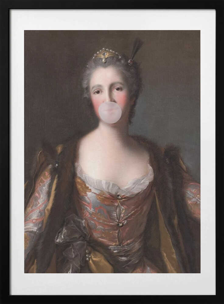 Bubblegumlady Ratio2x3 - Art Print by Talitha McQueen