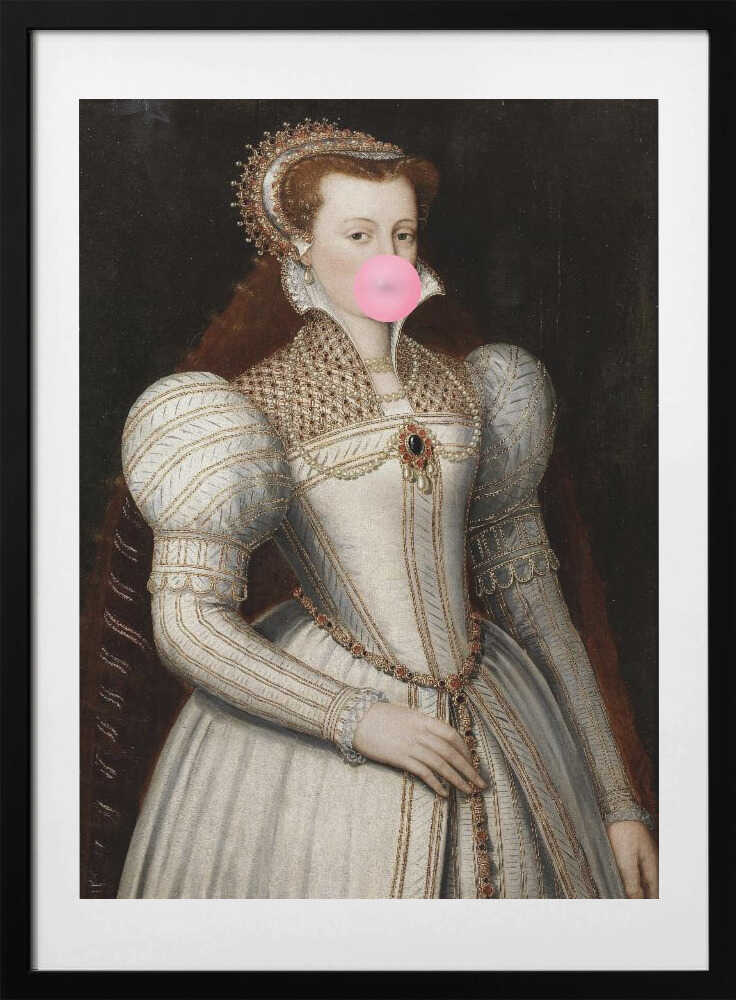 Ladybubblegum Ratioiso - Art Print by Talitha McQueen