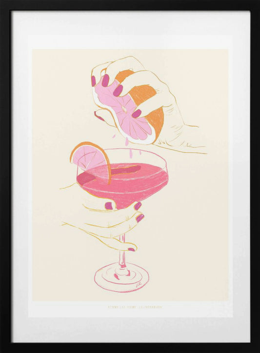 Jlr Cocktail2 Copy - Art Print by Jenny Liz Rome