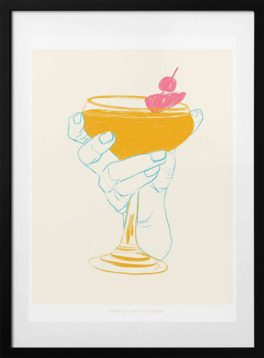 Jlr Cocktail1 - Art Print by Jenny Liz Rome
