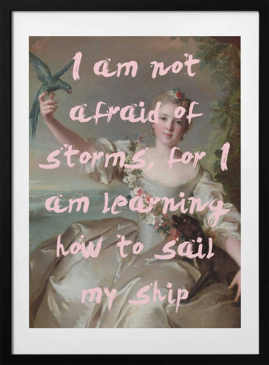 Sailmyship Ratioiso - Art Print by Talitha McQueen