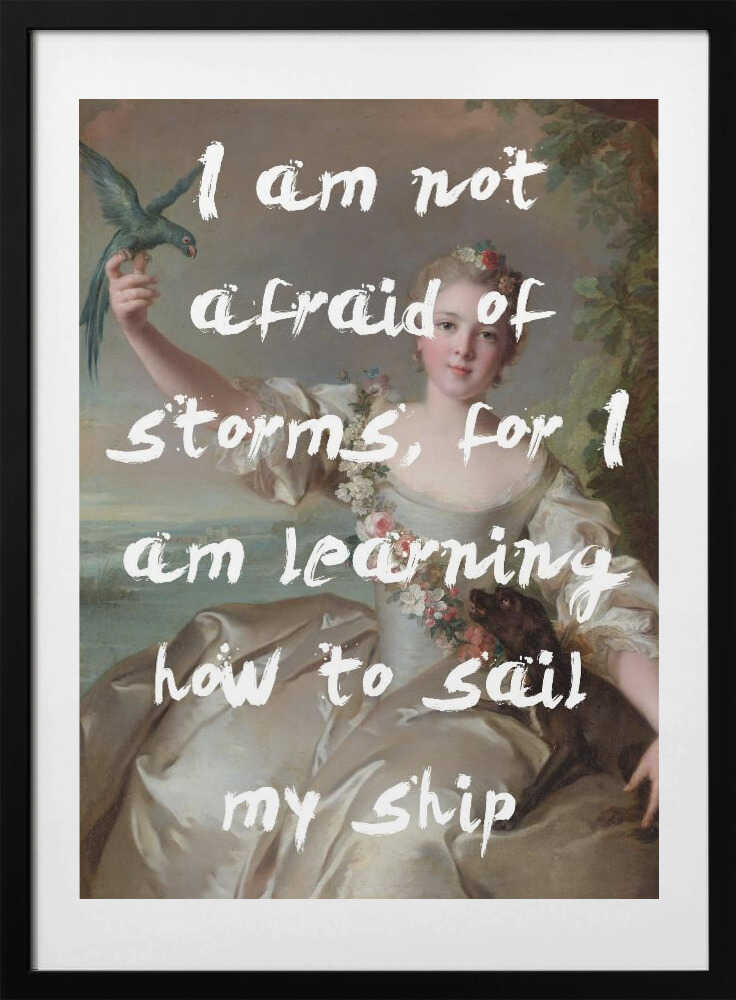 Sailmyship2 Ratioiso - Art Print by Talitha McQueen
