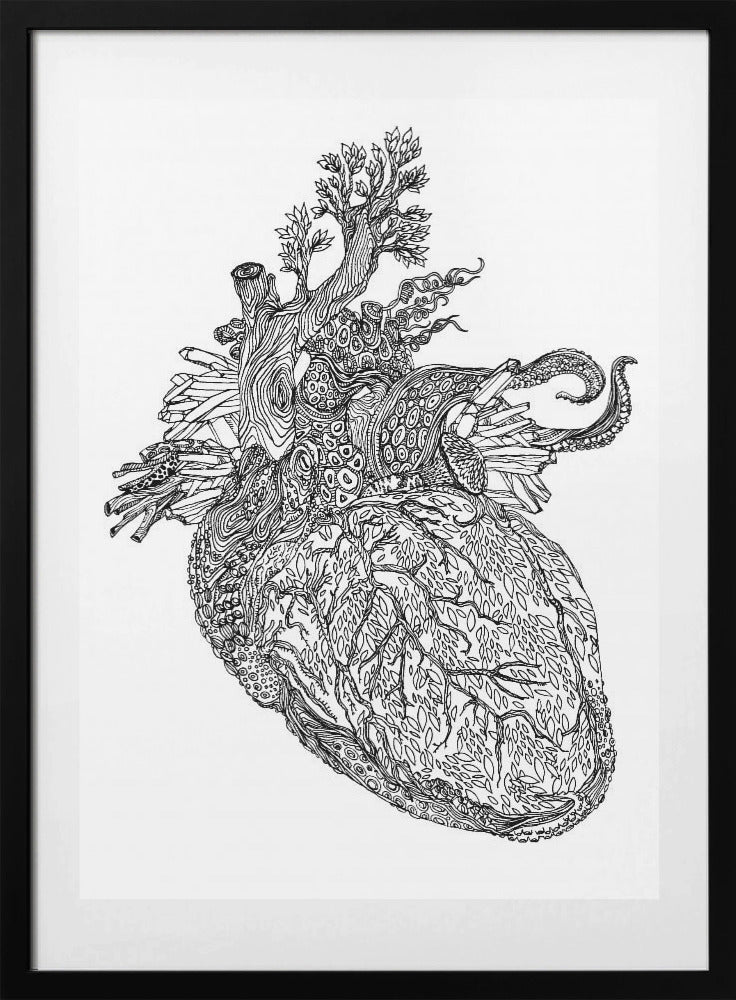 Heart of the Earth - Art Print by Nicole Bustamante