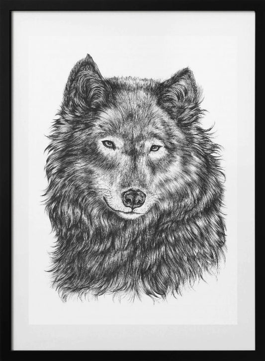 Wolf - Art Print by Nicole Bustamante