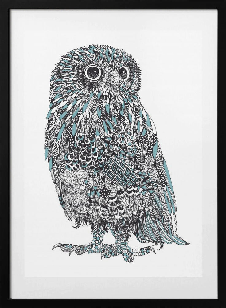 Baby Owl - Art Print by Nicole Bustamante