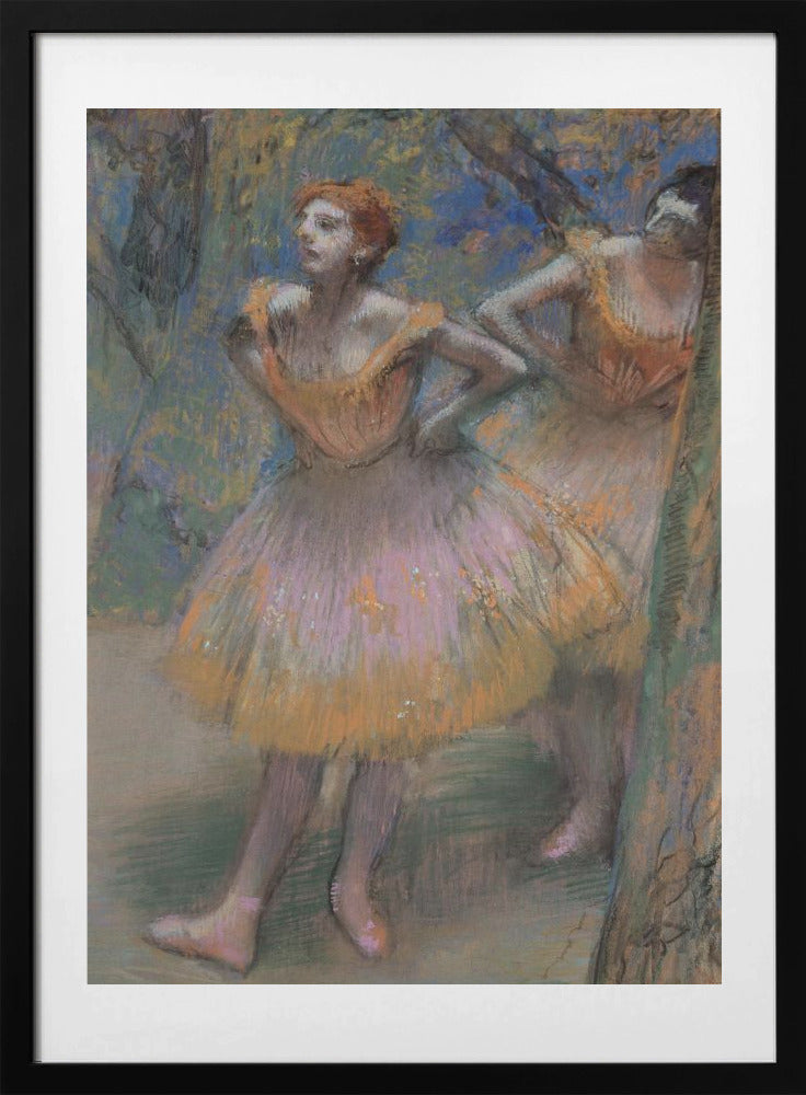 Two Dancers - Art Print by Edgar Degas