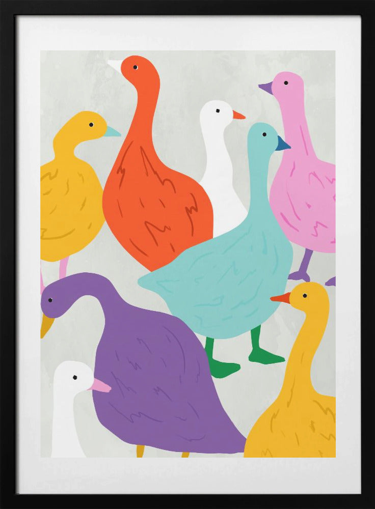 Duck Around & Find Out - Art Print by Uma Gokhale