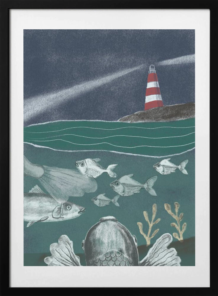 Ocean - Art Print by Lilianna Lasocka