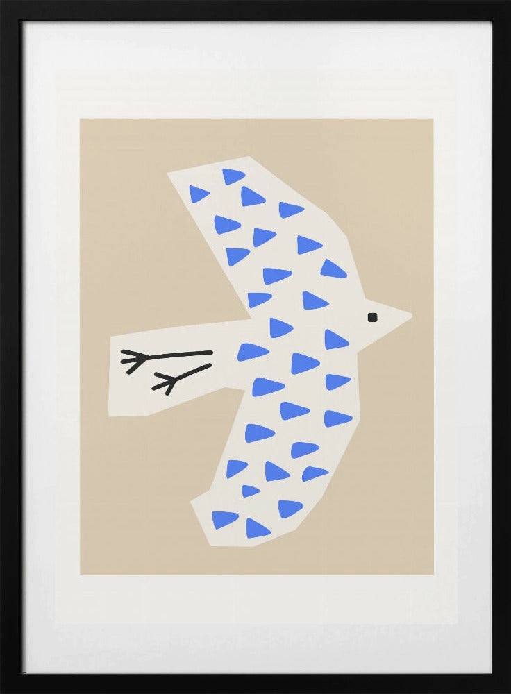 Bird Latte - Art Print by Silvia Visscher