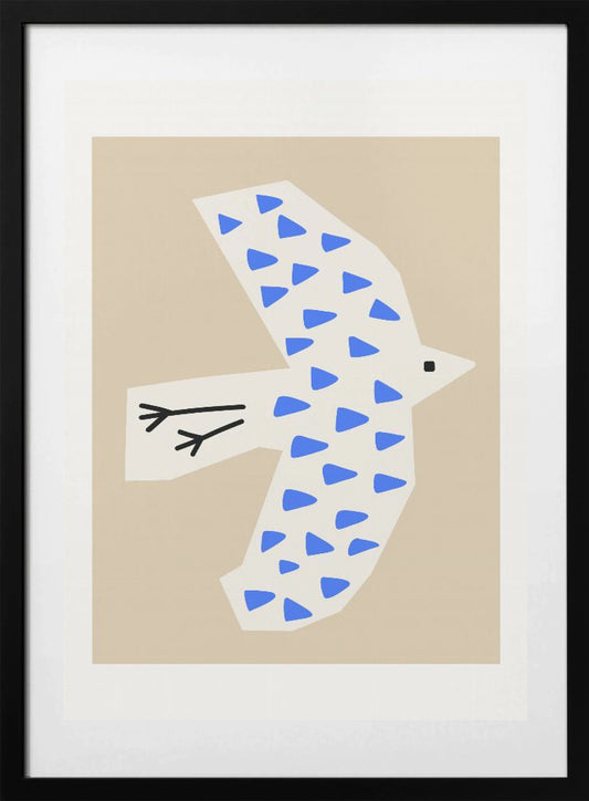 Bird Latte - Art Print by Silvia Visscher