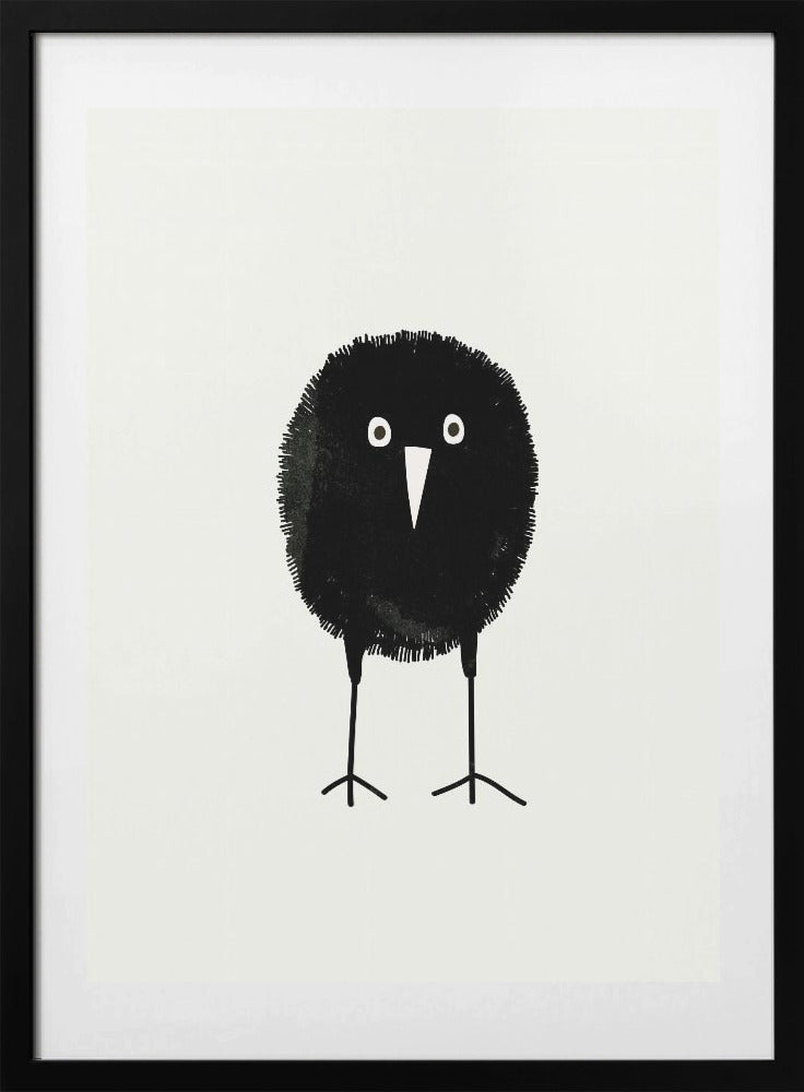 Little Blackbird - Art Print by Silvia Visscher