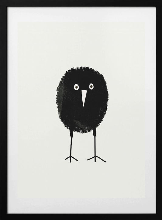 Little Blackbird - Art Print by Silvia Visscher