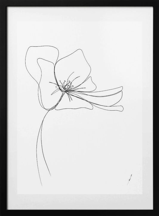 Whimsical Bloom - Art Print by Ankie Kooi