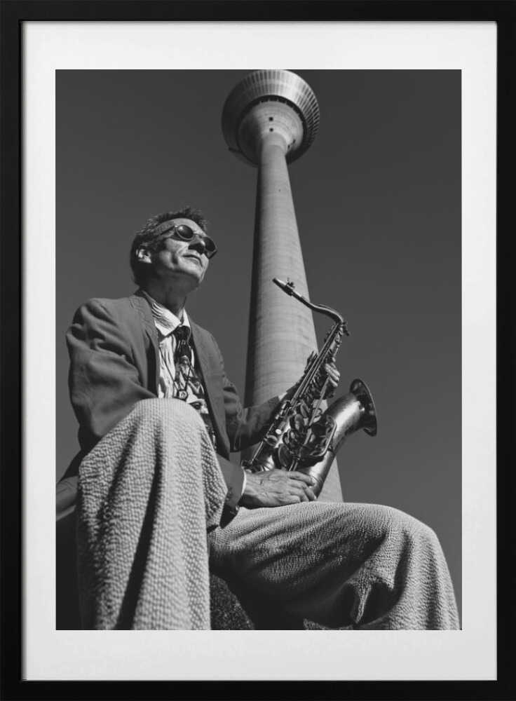 Frank M., Saxophonist - Photo Art Print by Klaus Ratzer