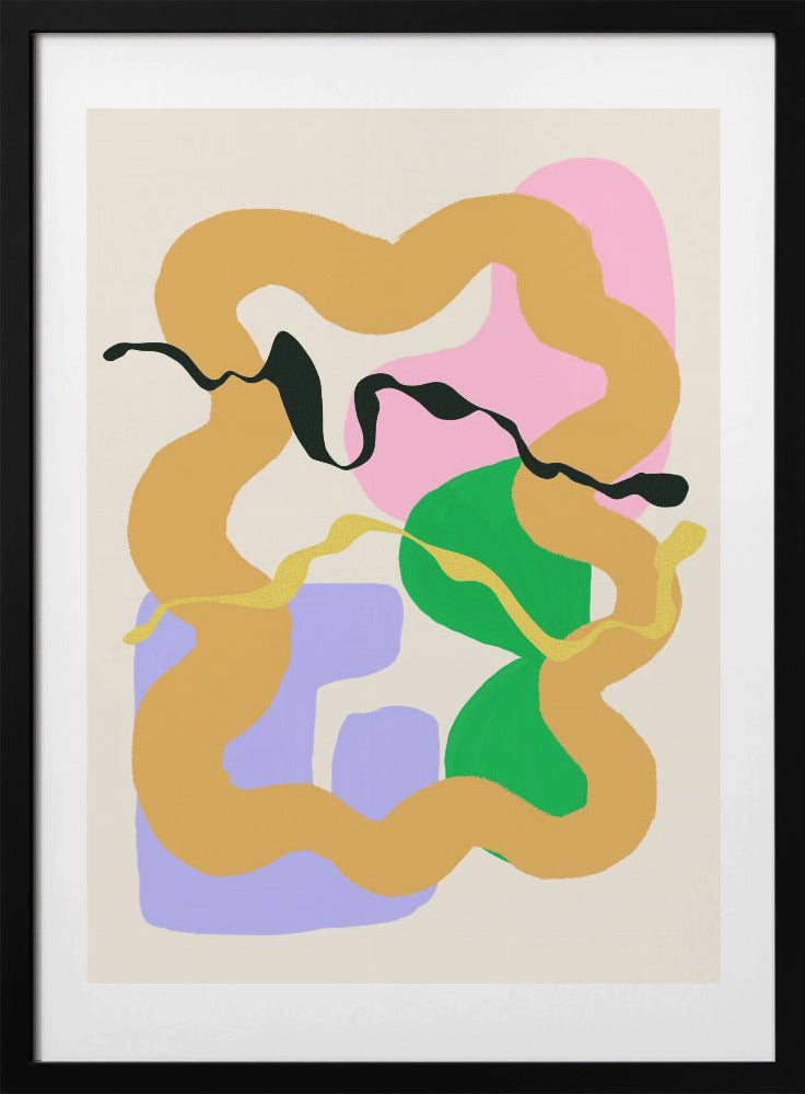 Colorful Whirl - Art Print by THE MIUUS STUDIO