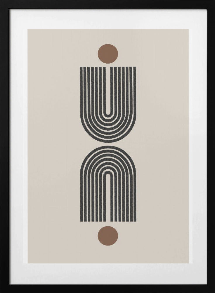 Symmetrical Curves - Art Print by THE MIUUS STUDIO