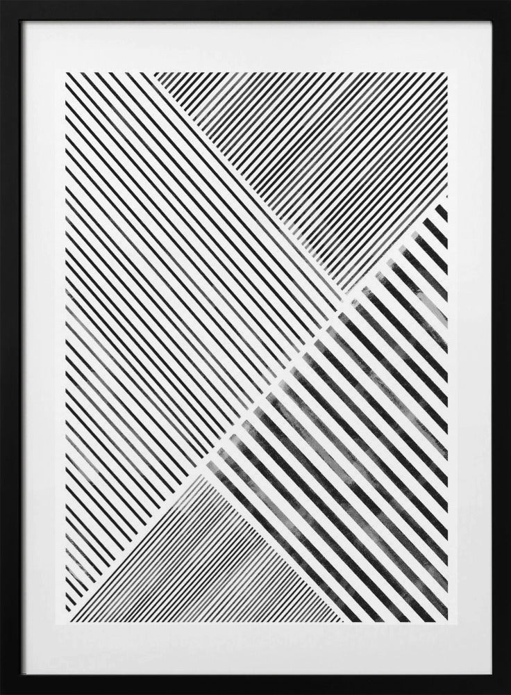 Diagonal Patterns - Art Print by THE MIUUS STUDIO