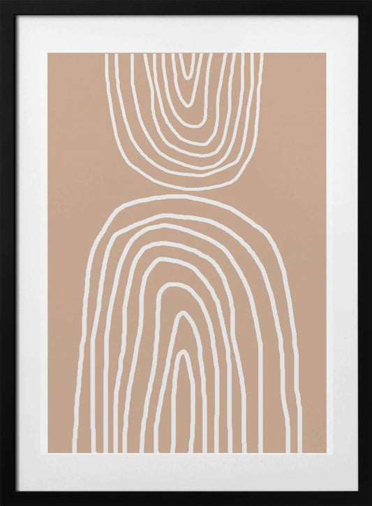 Earthy Layers Harmony - Art Print by THE MIUUS STUDIO