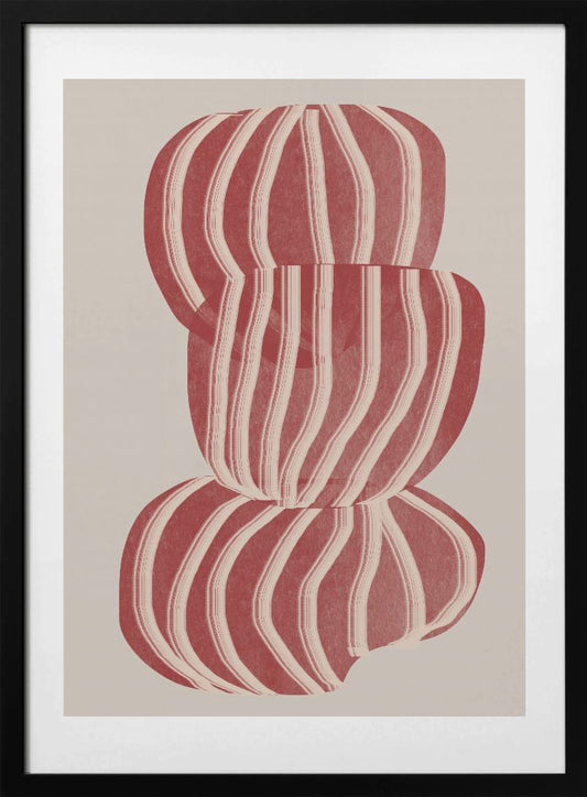 Striped Balance - Art Print by THE MIUUS STUDIO