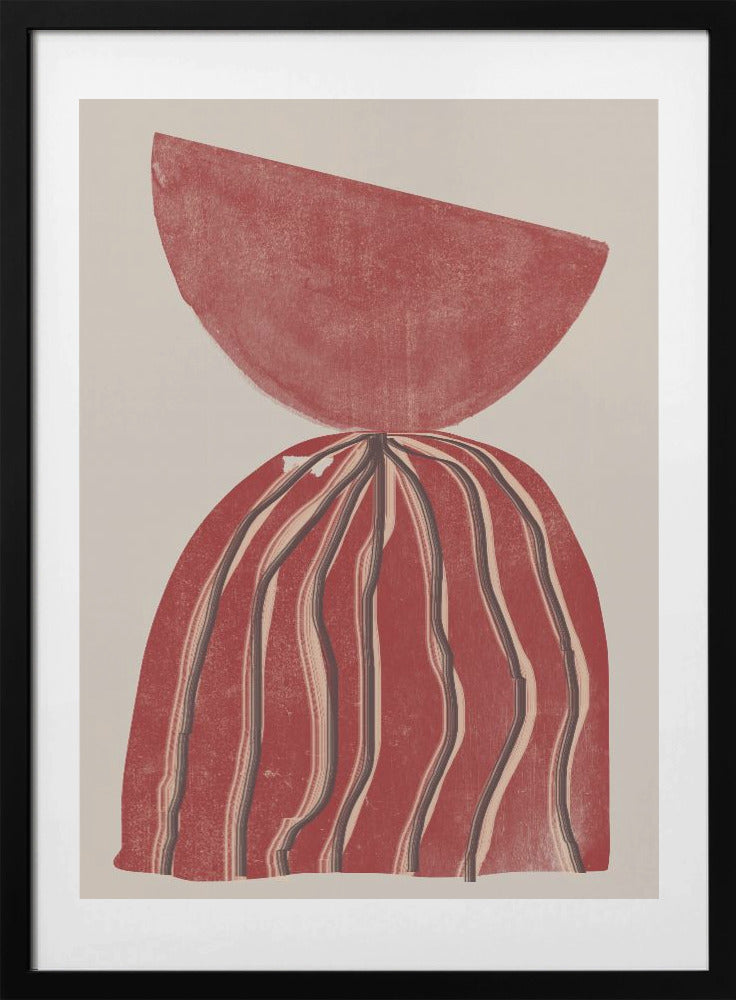 Crimson Silhouette - Art Print by THE MIUUS STUDIO