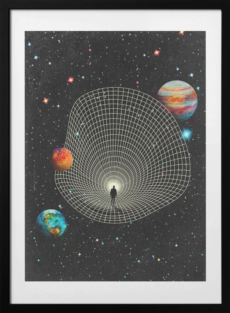 Abstract Space Portal - Art Print by Nibera