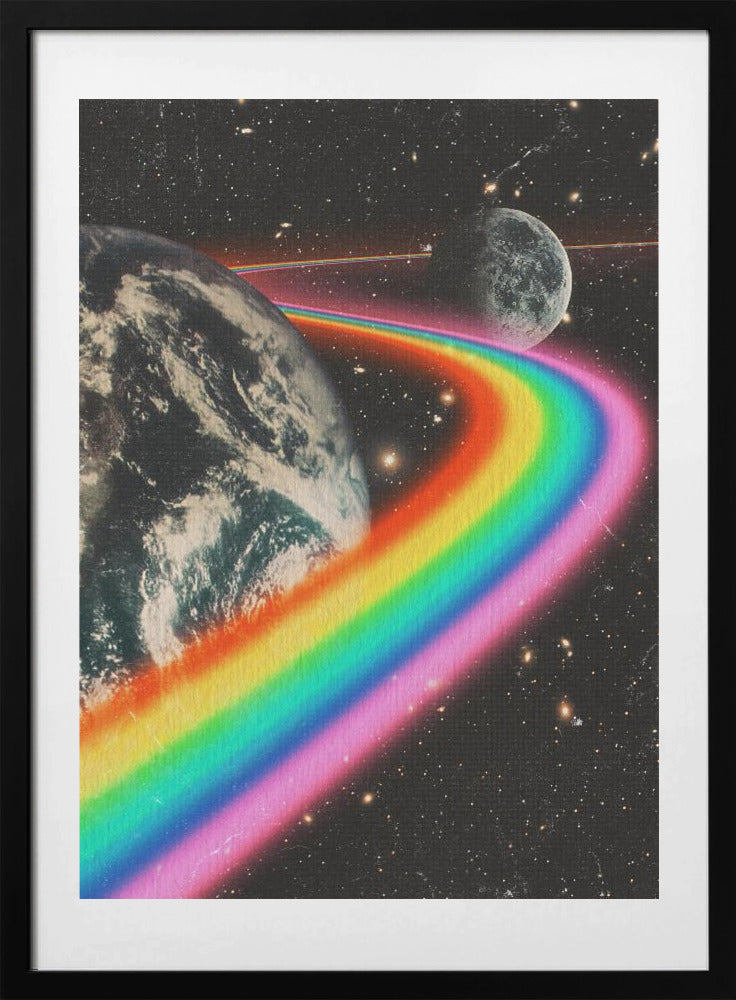 Space Rainbow - Art Print by Nibera