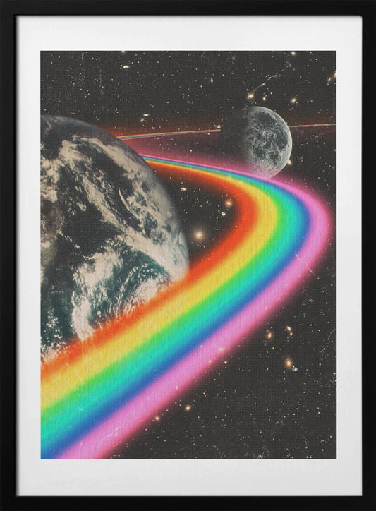 Space Rainbow - Art Print by Nibera