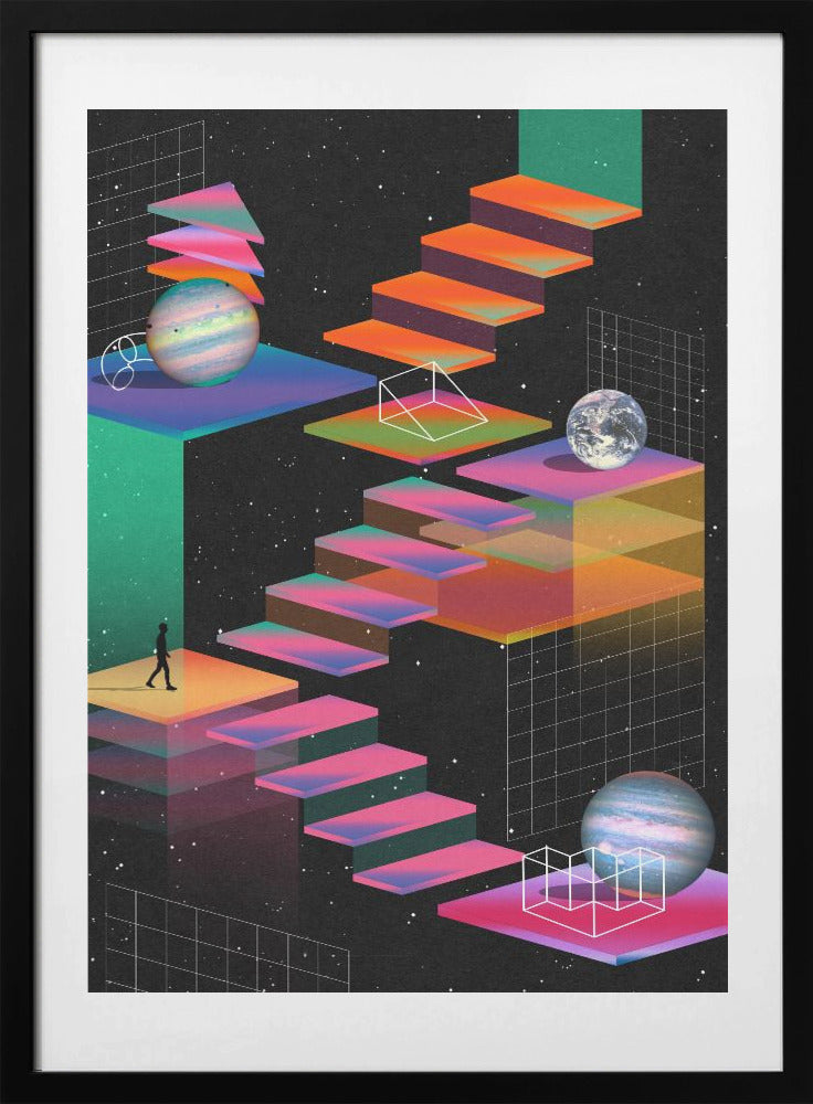 Game Levels - Art Print by Nibera