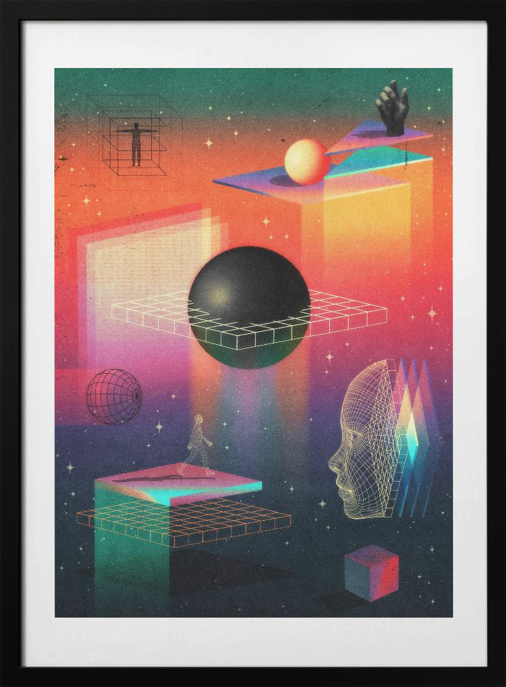 Between Dimensions - Art Print by Nibera