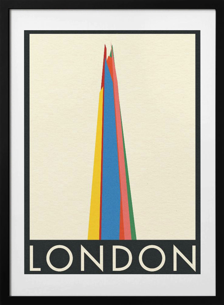 London the Shard - Art Print by Rosi Feist