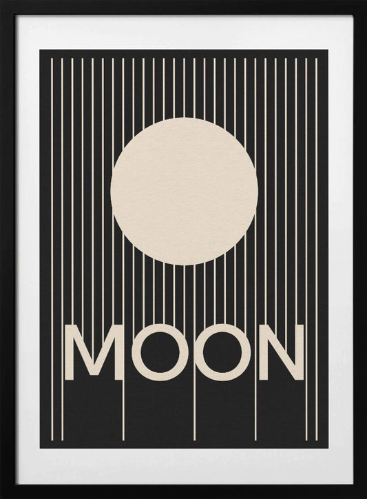 Moon - Art Print by Rosi Feist