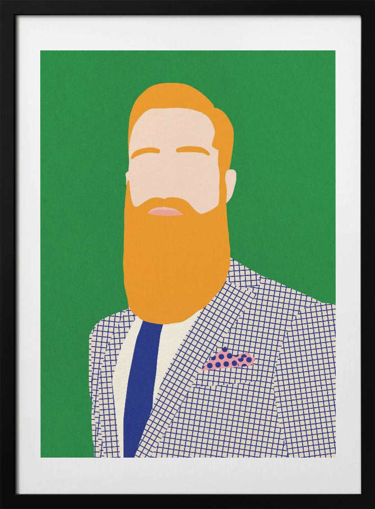 Men From Barber Shop - Art Print by Rosi Feist