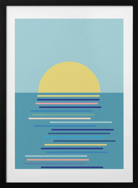 Sunrise In Ahrenshoop - Art Print by Rosi Feist