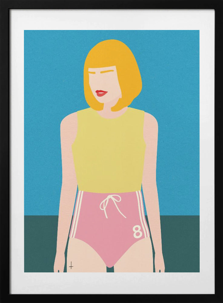 Runner Girl - Art Print by Rosi Feist