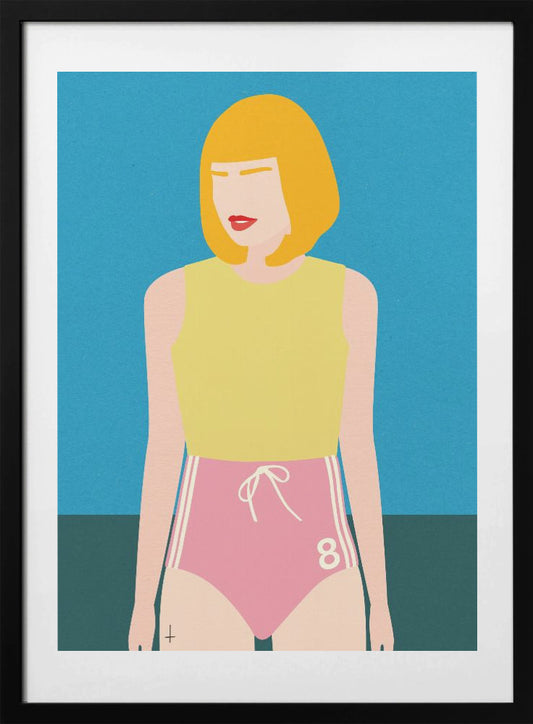 Runner Girl - Art Print by Rosi Feist