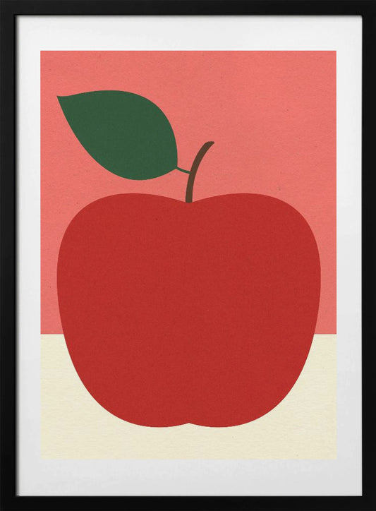 Red Apple - Art Print by Rosi Feist