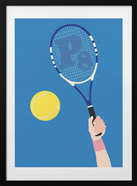 Perfect Serve - Art Print by Rosi Feist